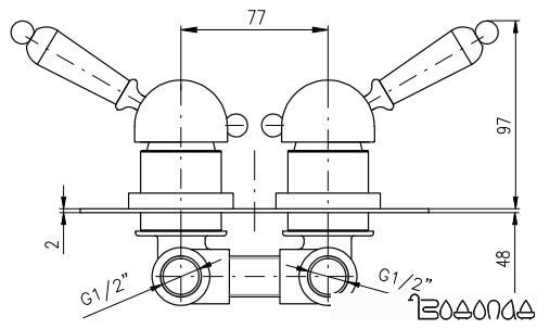 Смеситель Slezak RAV Labe L586SM
