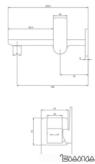 Смеситель Omnires Parma PM7415NCR