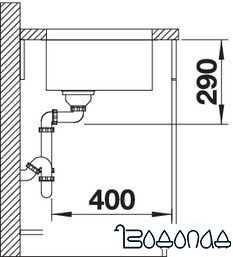 Кухонная мойка Blanco Andano 700-U Кухонная мойка Blanco Andano 700-U
