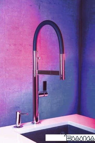 Смеситель Omoikiri Osaka C-BL (хром/черный)