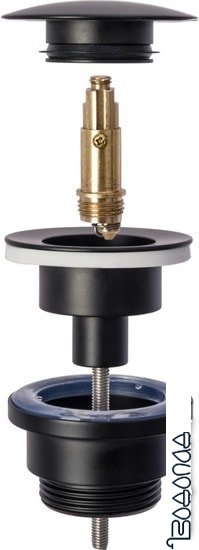 Сифон Rea Klik-Klak REA-A8536 (ретро черный)