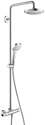 Душевая система Hansgrohe Croma Select E 180 2jet Showerpipe 27257400