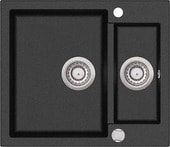 Кухонная мойка Aquasanita Tesa SQT150AW (black metallic 601)