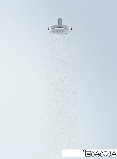 Верхний душ Hansgrohe Crometta 160 1jet (хром/белый) 26576400