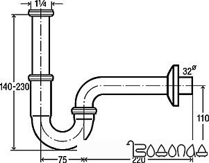 Сифон Viega V2 101572