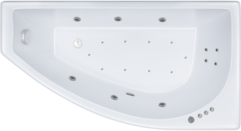 Ванна Triton Бэлла гидромассажная 140x76R Люкс