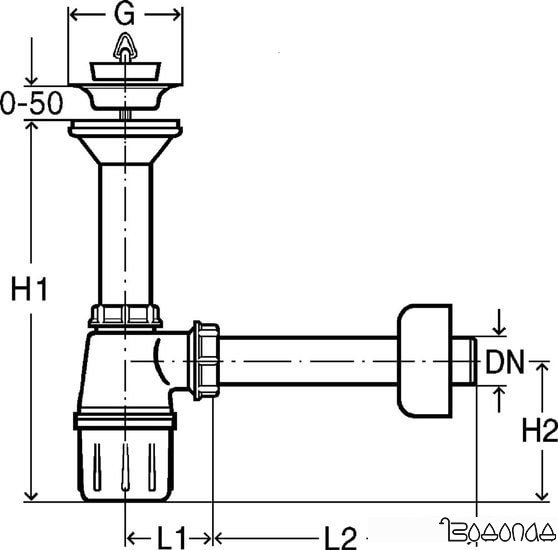 Сифон Viega 137182
