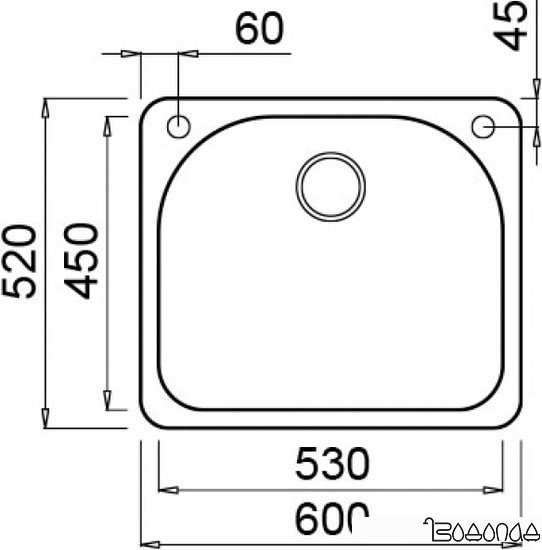 Кухонная мойка Elleci Fox 180 Avena 51