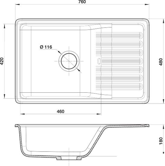Кухонная мойка GranFest QUARZ GF-ZW72 (белый) Кухонная мойка GranFest QUARZ GF-ZW72 (белый)