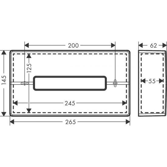 Держатель для бумажных полотенец Hansgrohe AddStoris 41774700