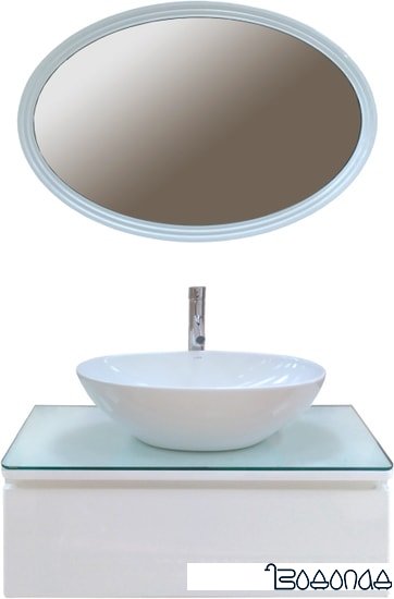 Мебель для ванных комнат Misty тумба под умывальник Скай-90 подвесная с подсветкой фото 3