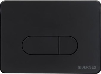 Панель смыва Berges Wasserhaus Novum D5 Soft Touch (черный)