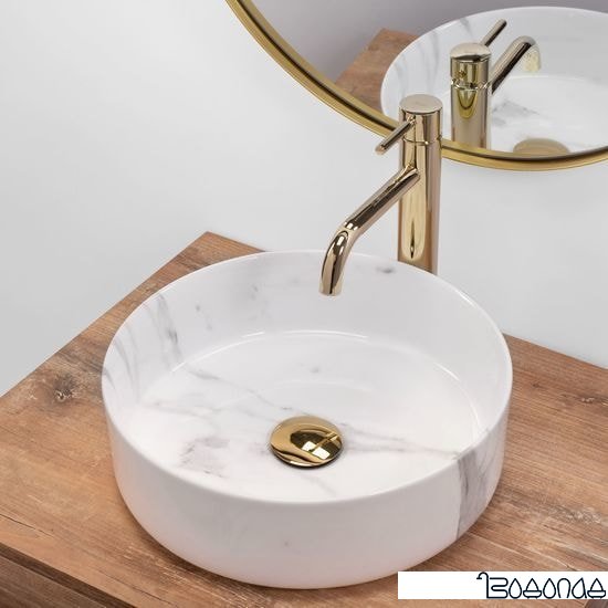 Умывальник Rea Sami (мрамор) фото 4