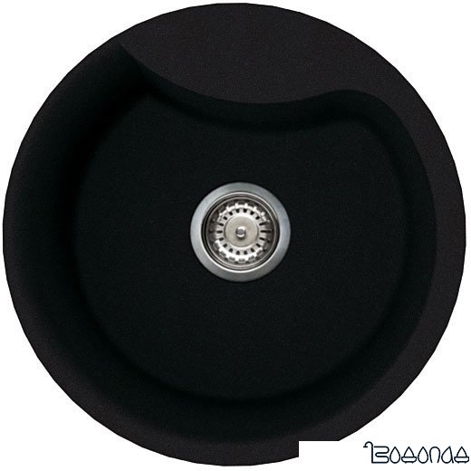 Кухонная мойка Elleci Ego Round Full Black 40 Кухонная мойка Elleci Ego Round Full Black 40