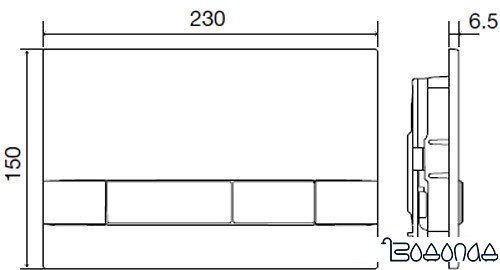 OLI Narrow OliPure 148303 (черный soft-touch)
