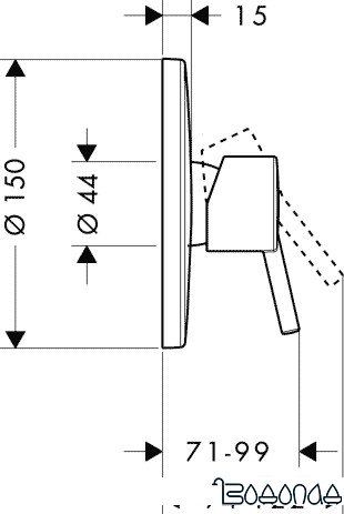 Смеситель Hansgrohe Talis S 32675000