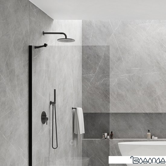 Душевая стенка Omnires Marina DNR90XBLTR