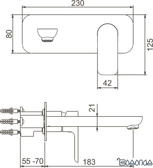 Смеситель Gappo G1048-22 фото 2