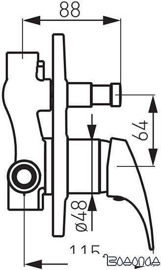 Смеситель Ferro One BFO7P