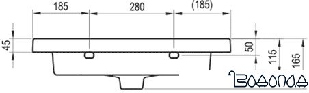 Умывальник Ravak Chrome 650 65x47 [XJG01165000] фото 4