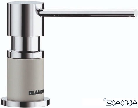 Дозатор для жидкого мыла Blanco Lato (хром/жемчужный)