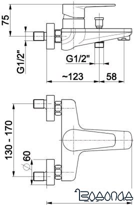 Смеситель Armatura Halit 4824-010-00