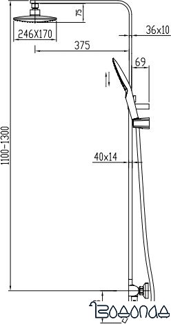 Душевая система Kaiser 35282