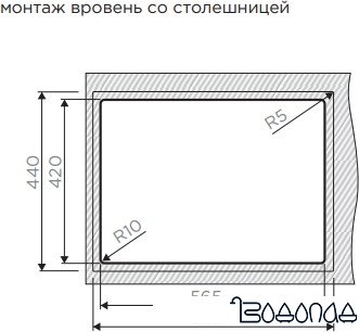Кухонная мойка Omoikiri Taki 58-2-U/IF IN-L фото 4