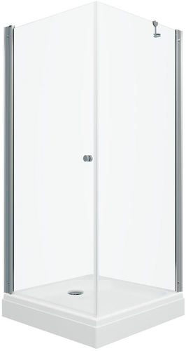 Душевой уголок Triton Форта Хром А1 90х90 (прозрачное стекло)