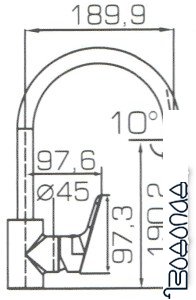 Смеситель Bravat Drop F74898C-1