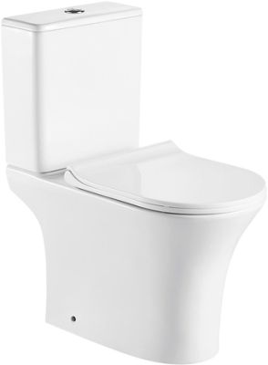 Унитаз Azario Fretta Round AZ-1217 + AZ-1216-G