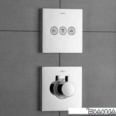 Смеситель без скрытого механизма Hansgrohe ShowerSelect Highflow 15760000