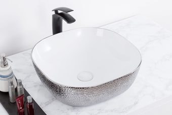 Умывальник Gid D1301H021 (белый/серебристый)