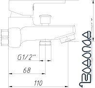 Смеситель Rossinka Silvermix I35-31