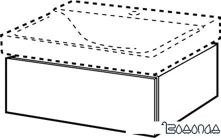 Keramag Xeno2 тумба под умывальник (807160000)