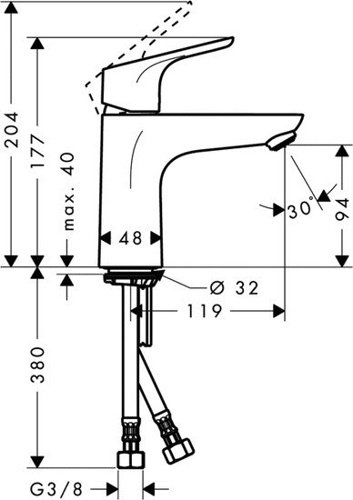 Смеситель Hansgrohe Focus 31513000 фото 2
