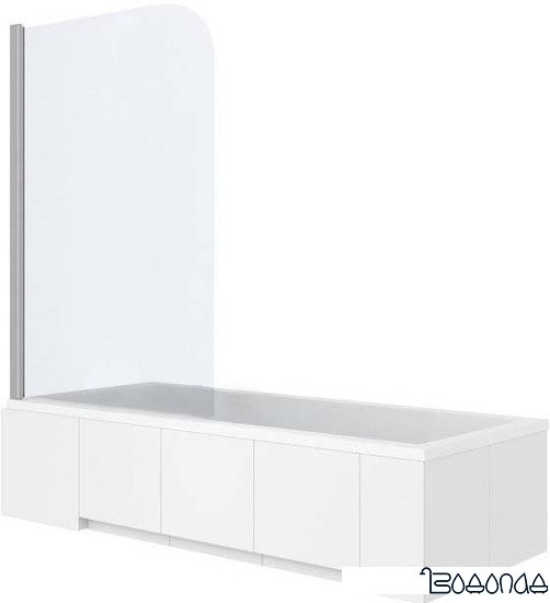 Душевая шторка Rea Topaz 70 (хром/прозрачное стекло)