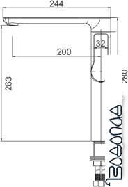 Смеситель Gerhans K14015B