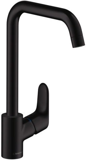 Смеситель Hansgrohe Focus M41 31820670 (черный матовый)