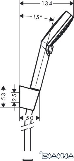 Душевой гарнитур Hansgrohe Crometta Vario [26692400]