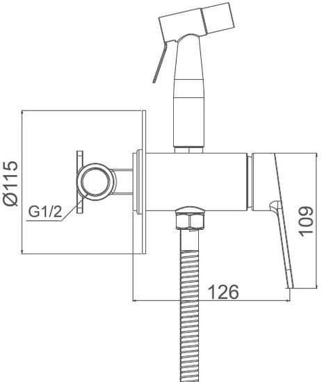 Гигиенический душ Gappo G7299-30