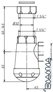 Сифон Орио М-3200 фото 2