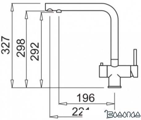Смеситель Elleci Tourmaline G40 Nero