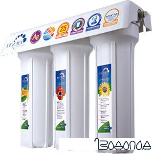 Стационарная система "под мойкой" Гейзер 3 ИВС Люкс (для сверхжесткой воды)