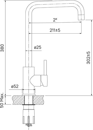 Смеситель IDDIS Kitchen Line K05STL0i05 фото 4