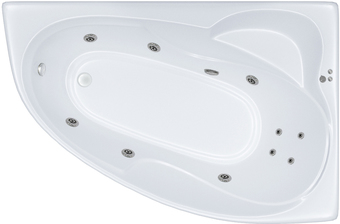 Ванна Triton Николь гидромассажная 160x100R Стандарт