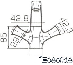 Смеситель Bravat Whirlpool F178112C фото 2