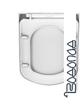 Сиденье для унитаза Berges Wasserhaus Dama SO 017203 (с микролифтом)