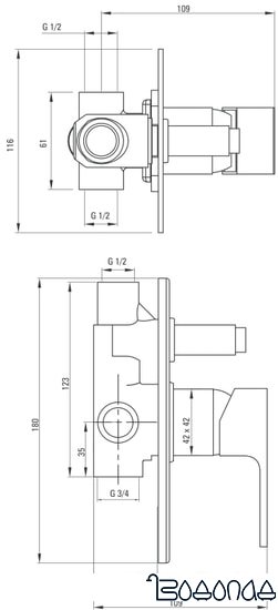 Смеситель Deante Anemon BCZ 044P