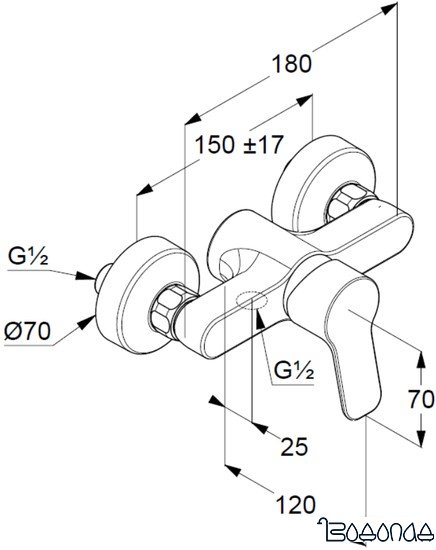 Смеситель Kludi Pure & Easy 378410565 (хром)
